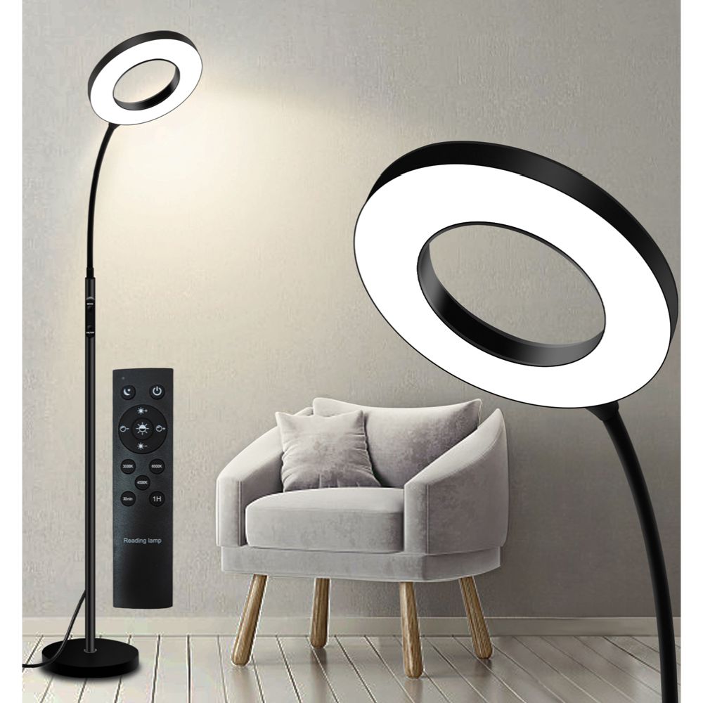 Led Energie Saranda golvlampa 168 cm 12 W 850 lm 3CCT svart