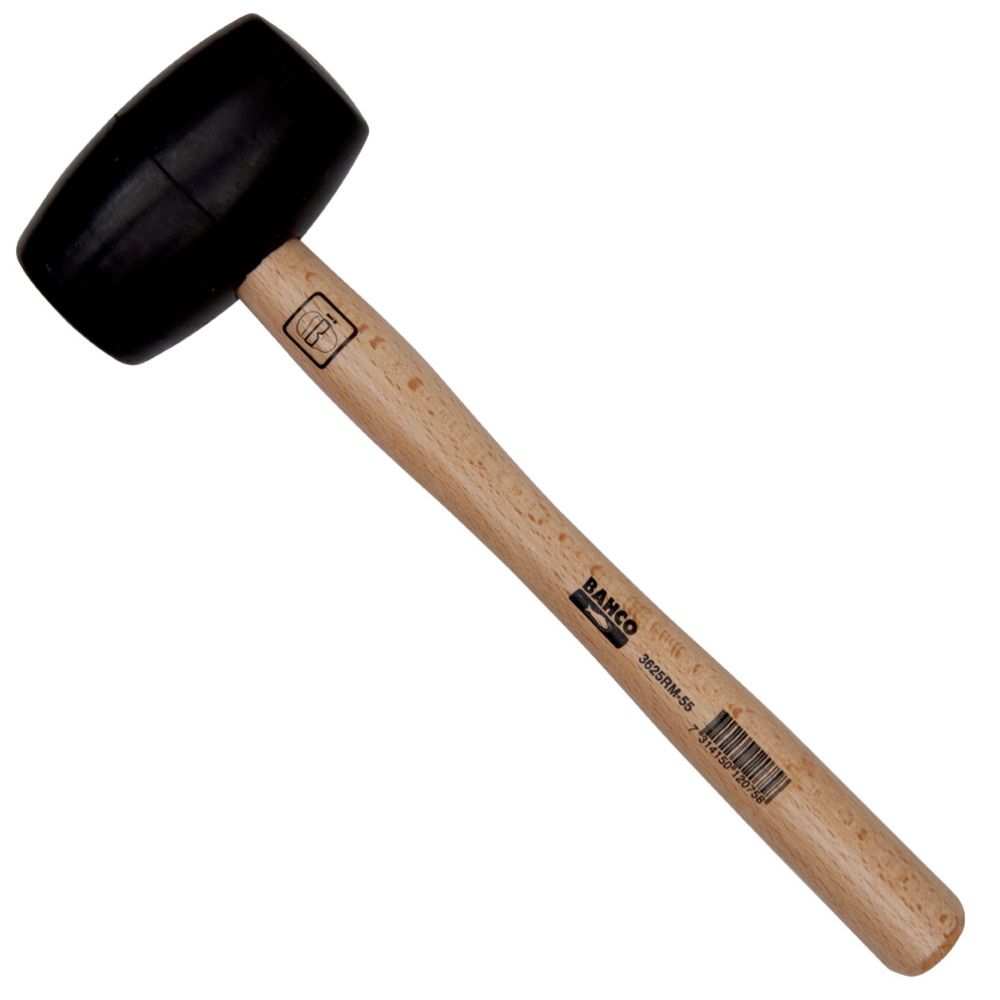 Bahco 3625RM-75 kummihaamer 75 mm 600 g