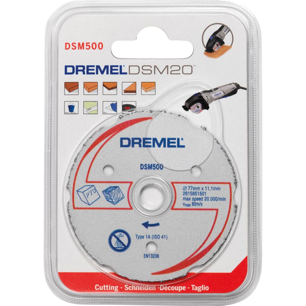 Dremel DSM500 karbidikatkaisulaikka