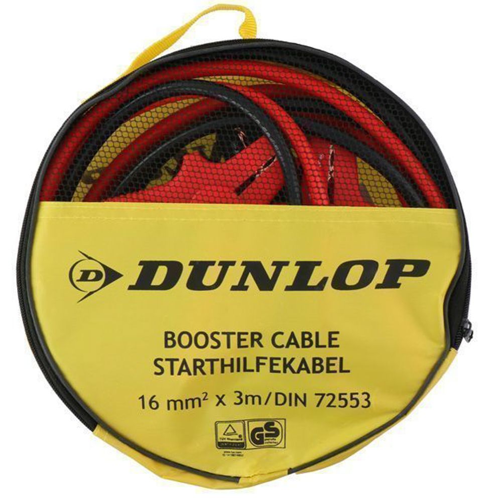 Dunlop apukäynnistyskaapelit 3 m 16 mm² 220 A