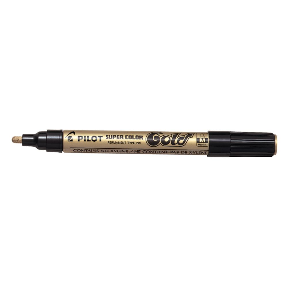 Pilot märkpenna Super Color medium guld