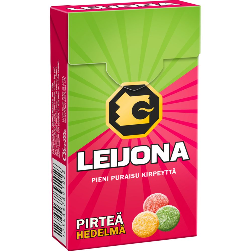 Leijona Pirteä Hedelmä 32g
