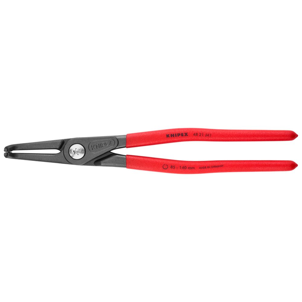Knipex® 48 21 J12 böjd klämmande låsringstång 85-140 mm 305 mm