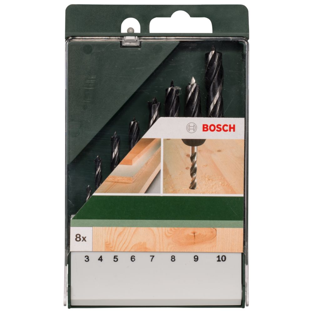 Bosch puidupuuride komplekt 3/4/5/6/7/8/9/10 mm 8 tk