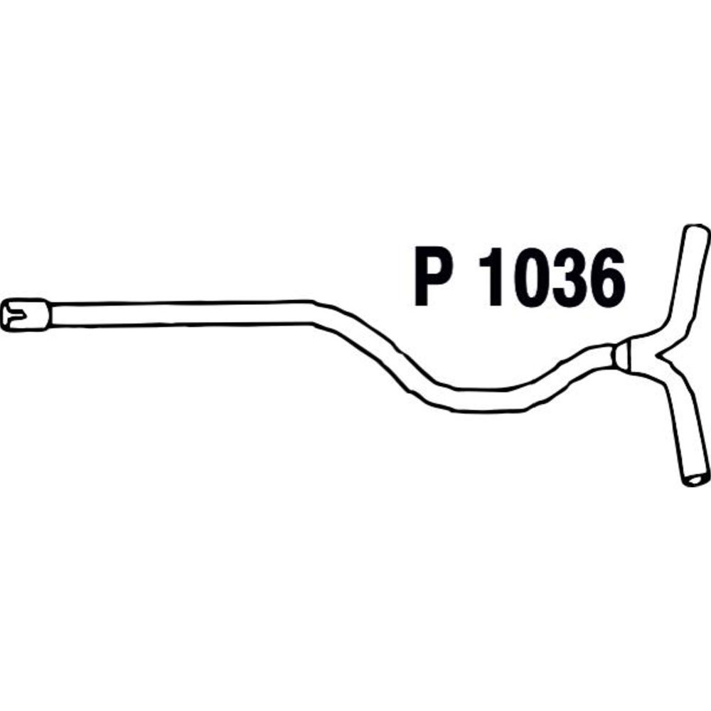 Avgasrör 14-1036