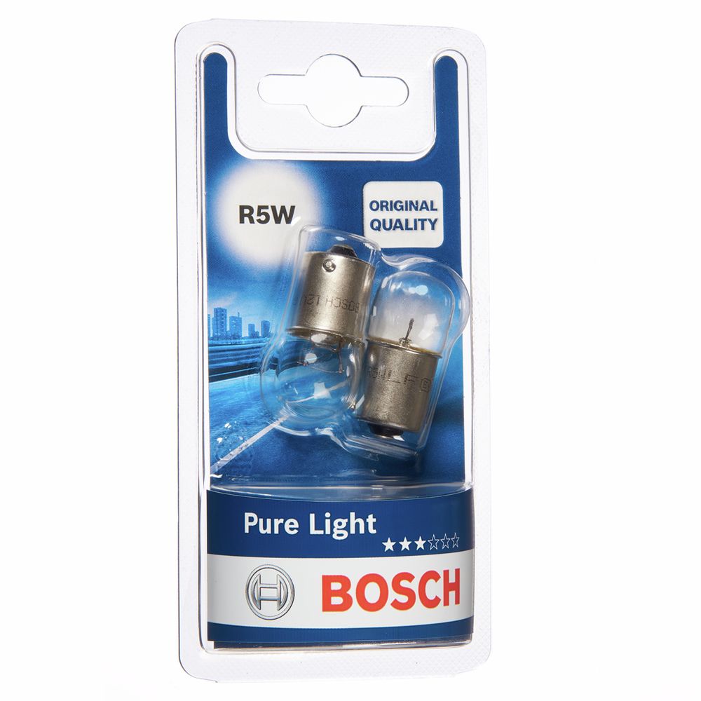 Bosch BA15s-polttimopari 12V 5W R5W