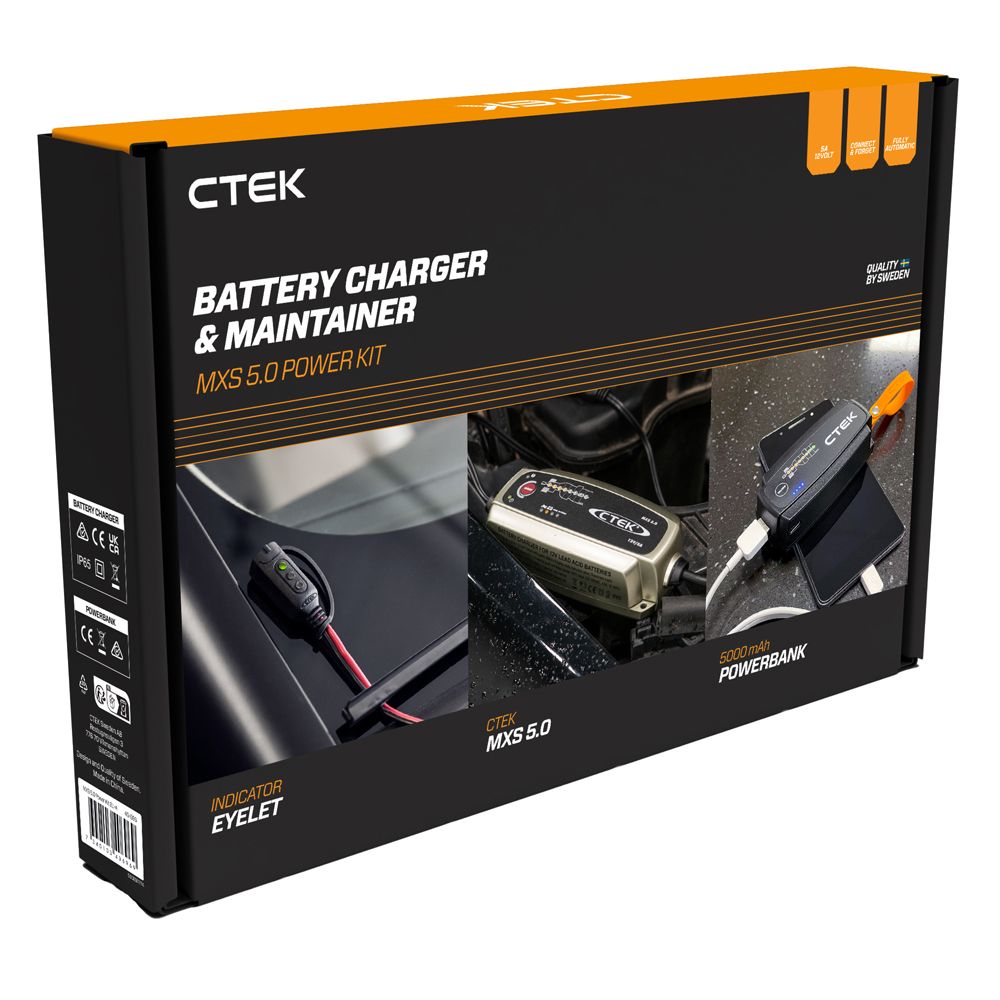 CTEK MXS 5.0 batteriladdarkit