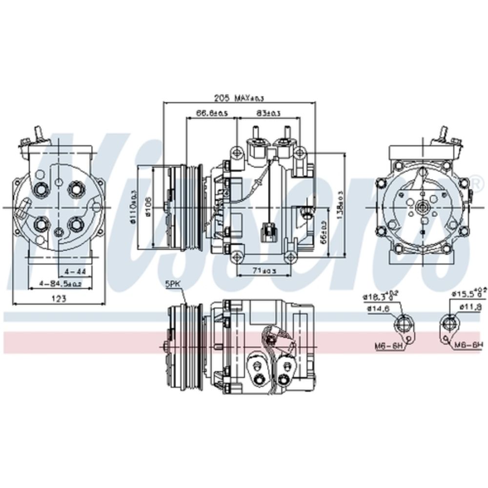 Ilmastointilaitteen kompressori 30-03797