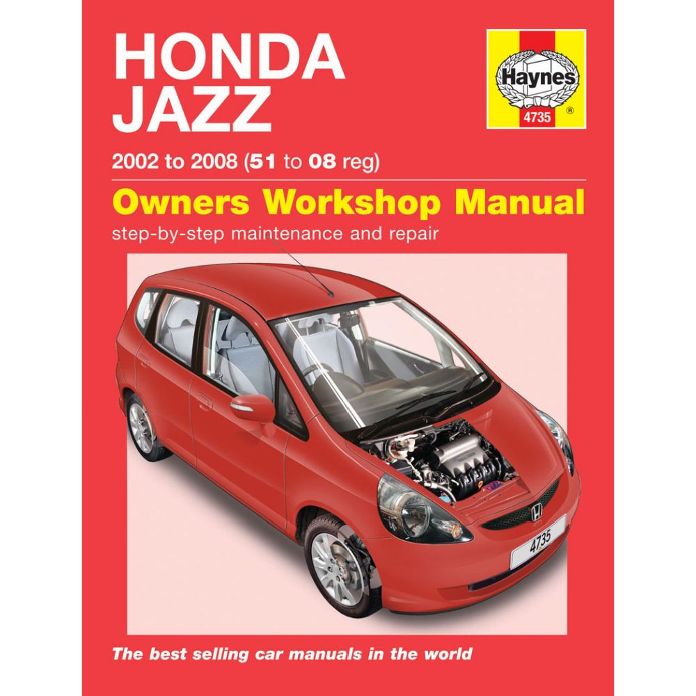 Korjausopas Honda Jazz 02-08 englanninkielinen