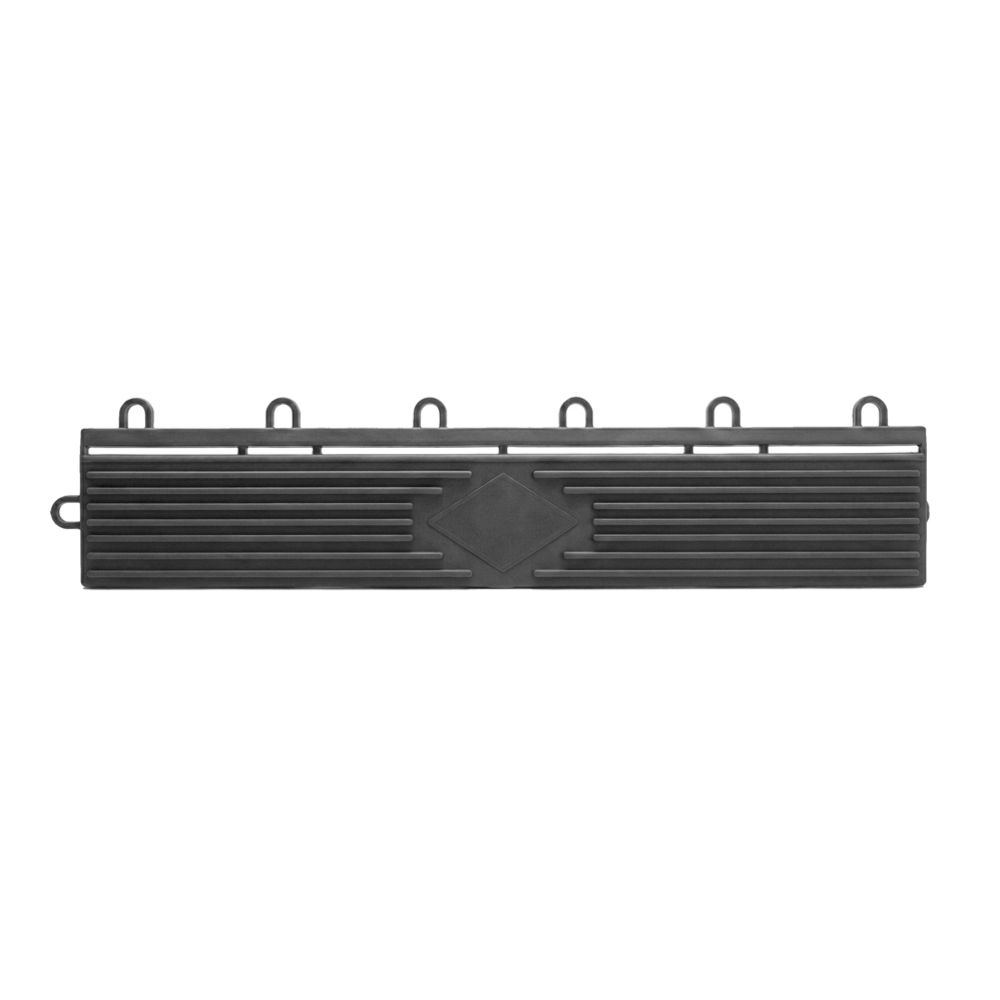AX4 lattialaatan reunapala koukulla 40x6 cm 4 kpl harmaa