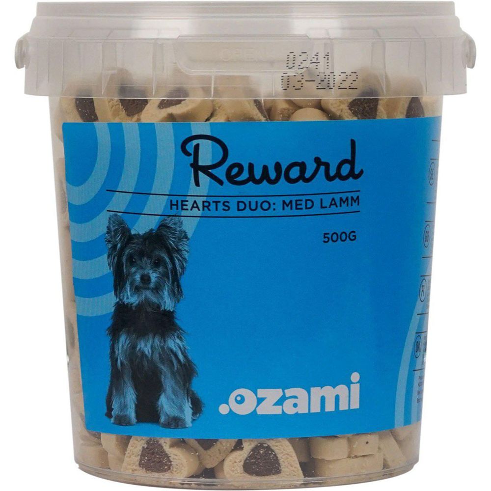 Ozami Hundgodis Heart Duolamm Hink 500 g