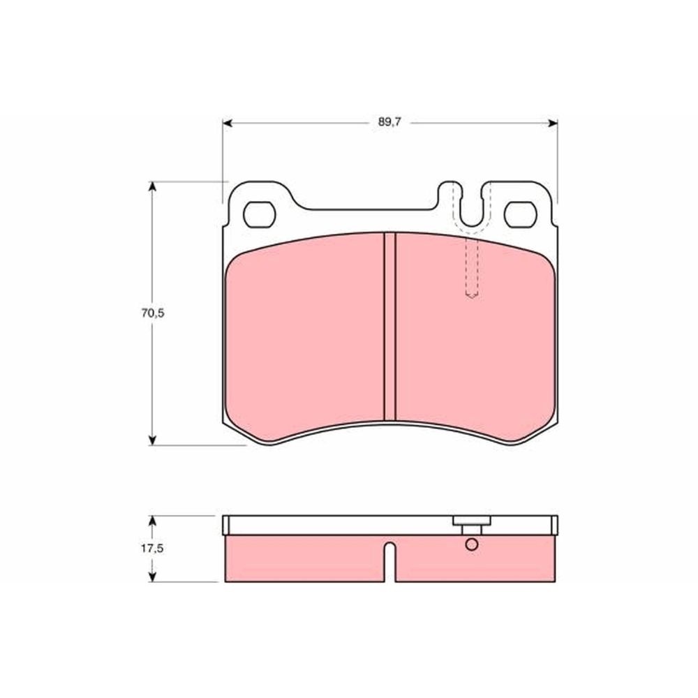 Piduriklotside komplekt 97-23011