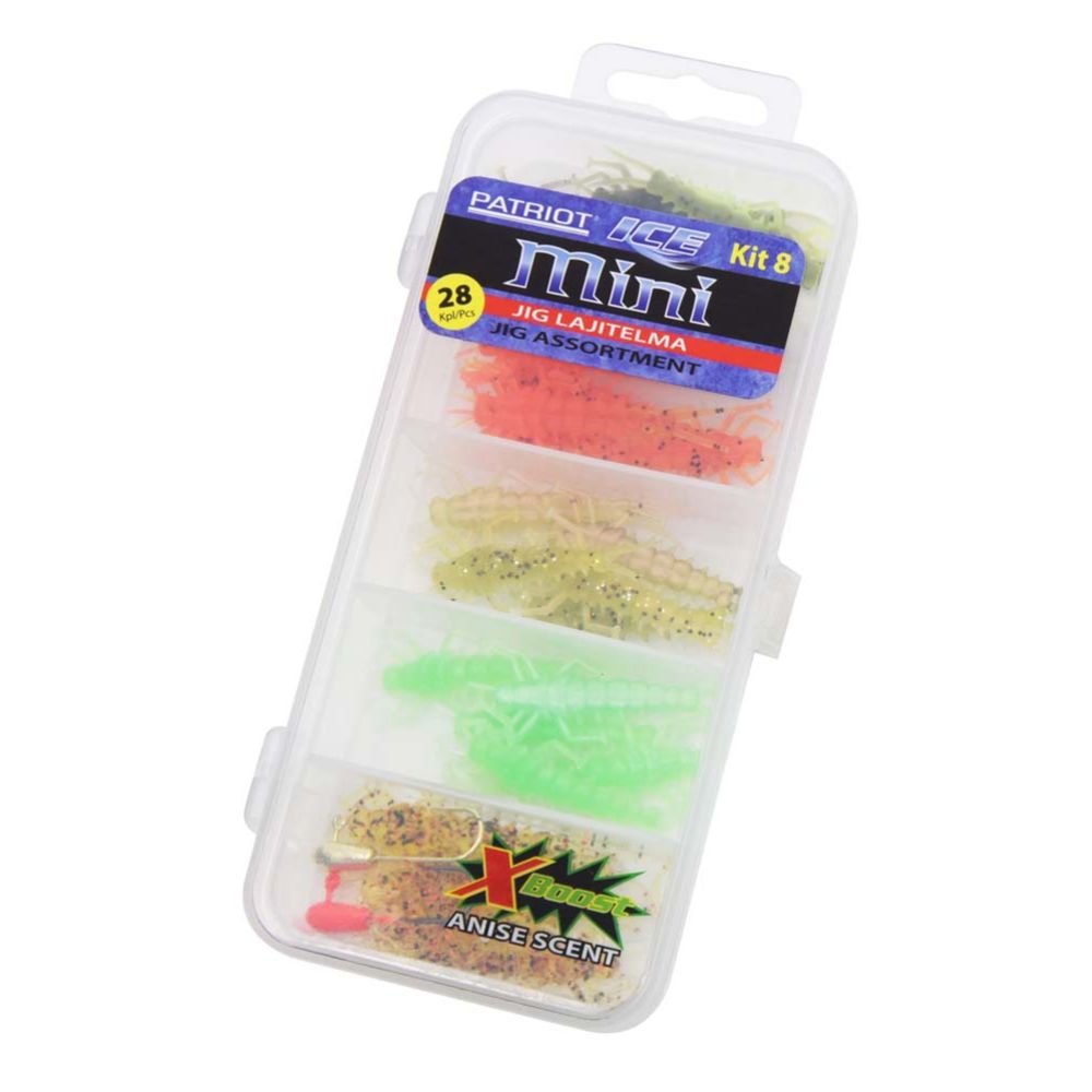 Patriot Ice Mini pilkkijigilajitelma 28 kpl