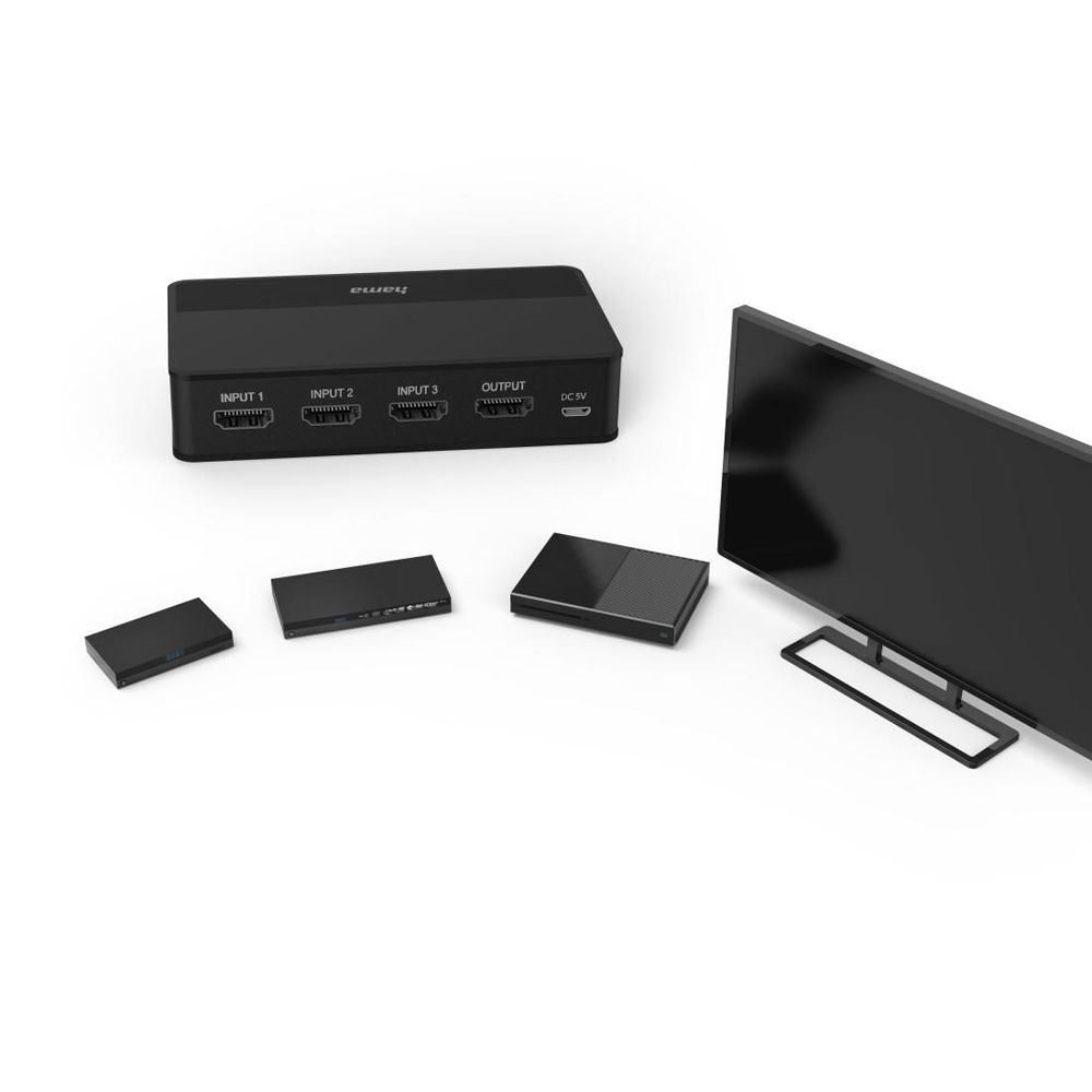 Hama HDMI switch 3 x 1 4K