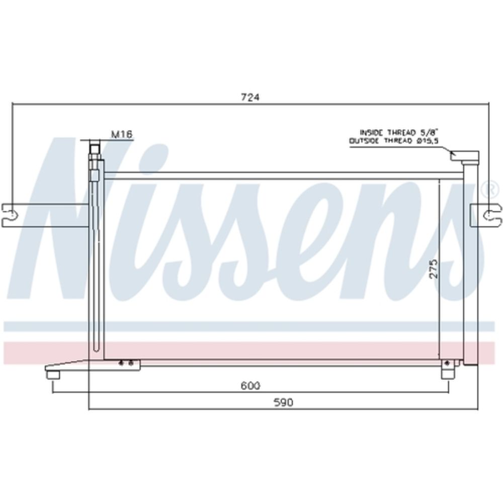 Ilmastointilaitteen lauhdutin 30-00519