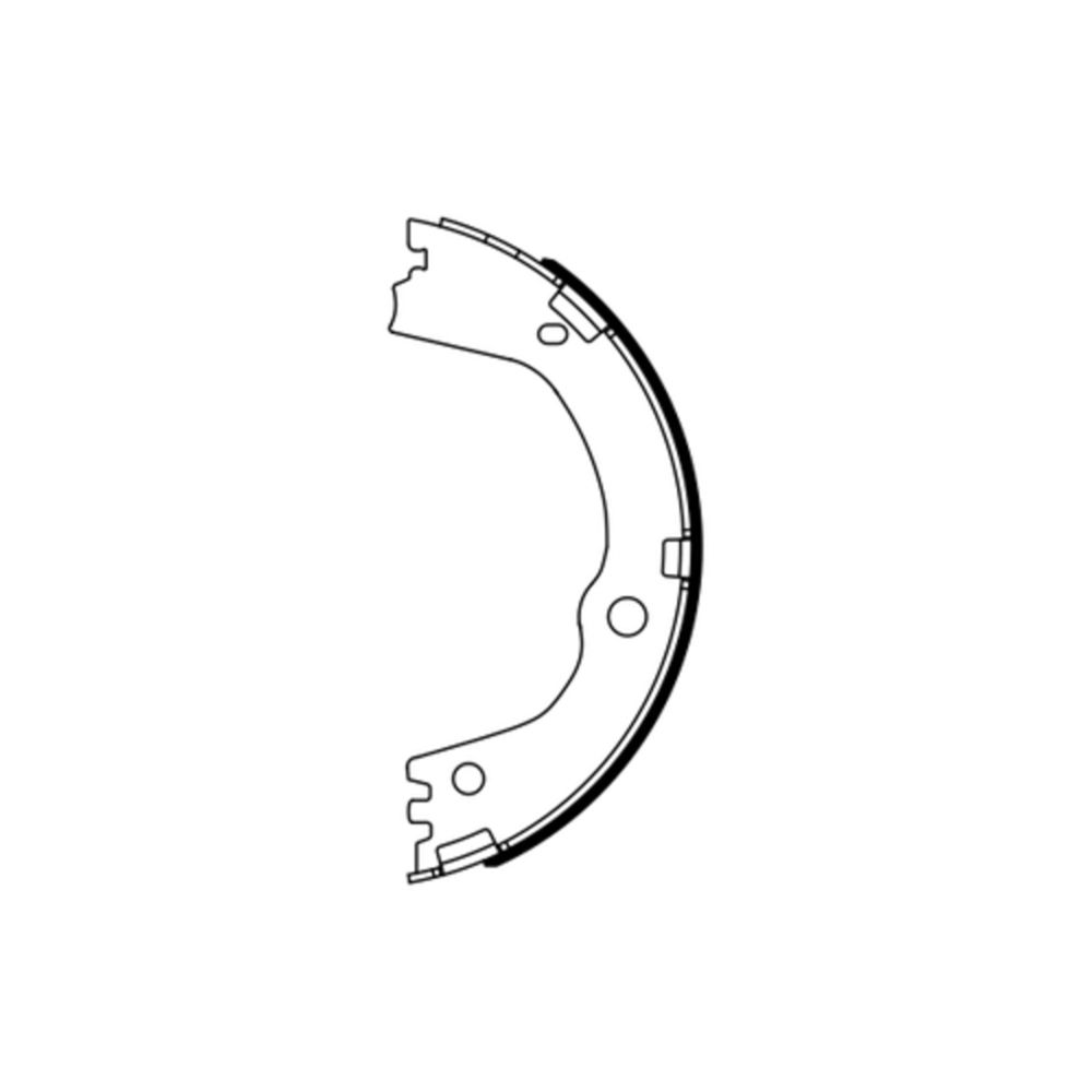 Bromsbackar, sats, parkeringsbroms 22-3540