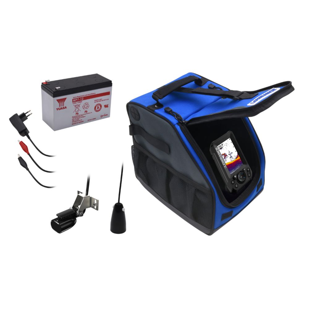 Lowrance Eagle 4X All Season kaikuluotain pilkki- ja peräpeilianturilla