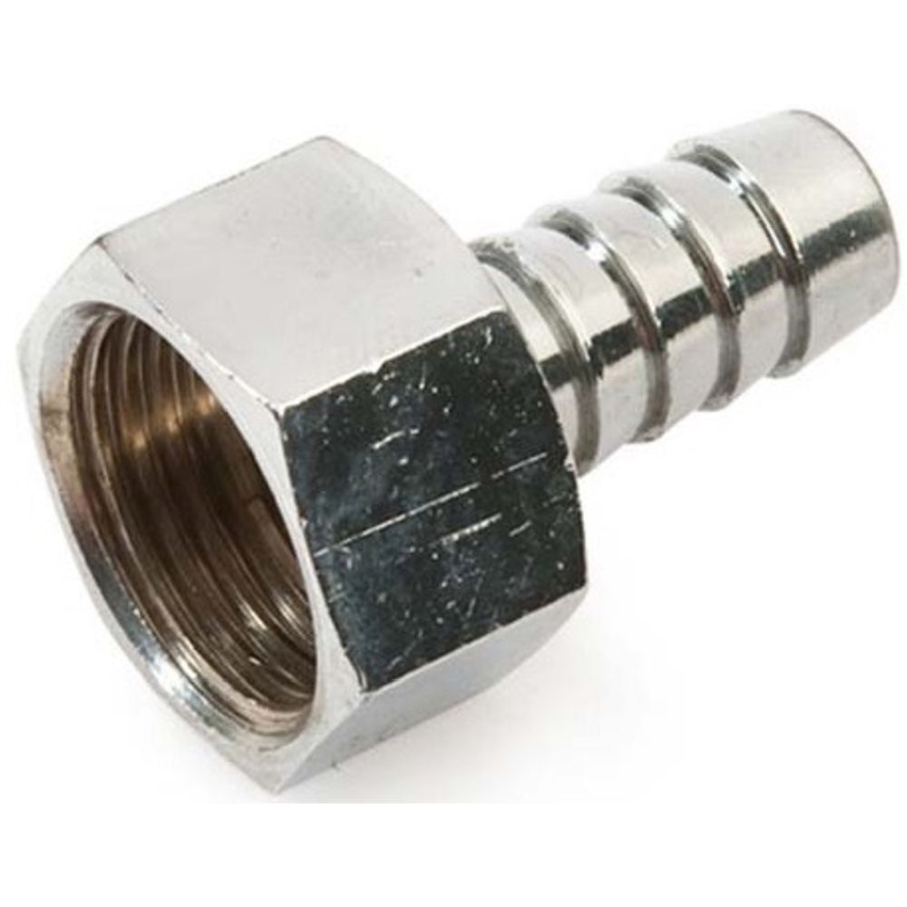 Slangkoppling invändig gänga, förkromad 1/2"–16 mm