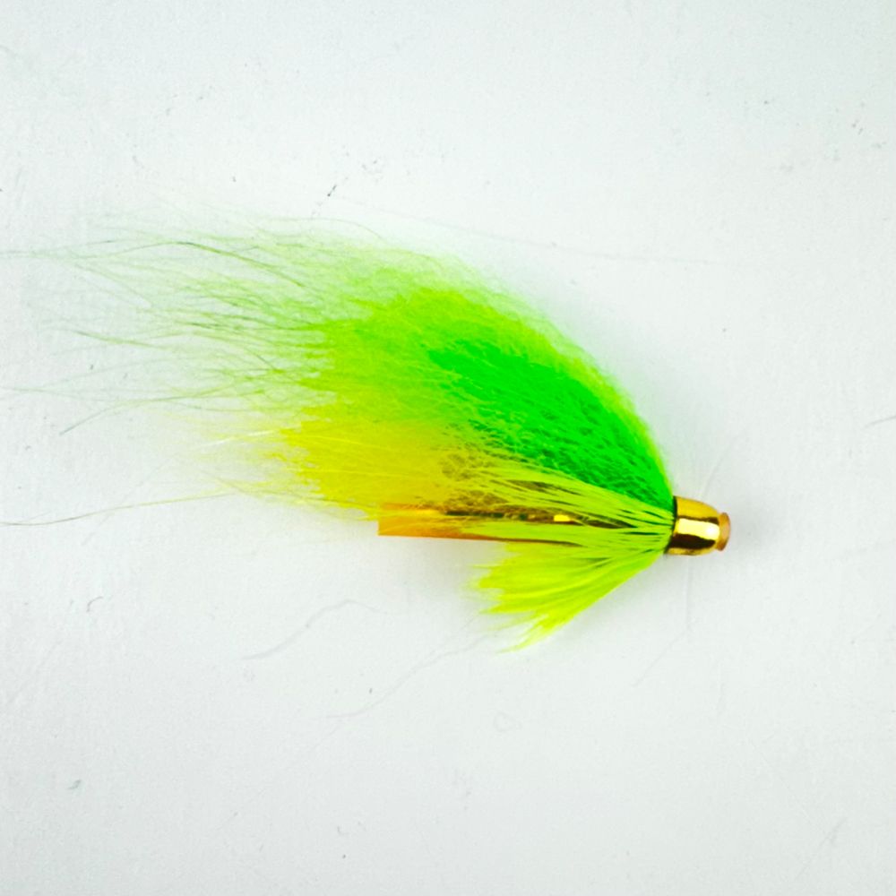 Eumer Classic Rävhår tubfluga gul/chartreuse 2 st.