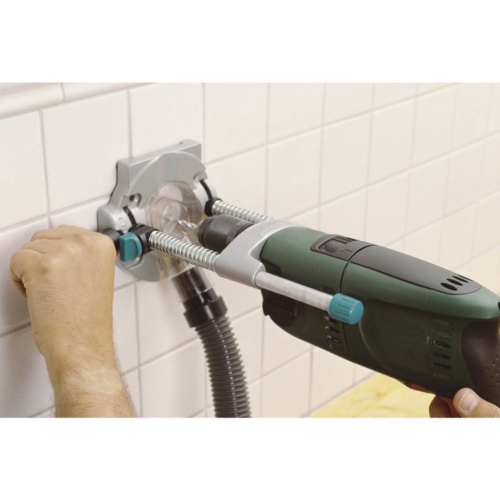 Wolfcraft® Tecmobil puurimisrakis tolmukogujaga