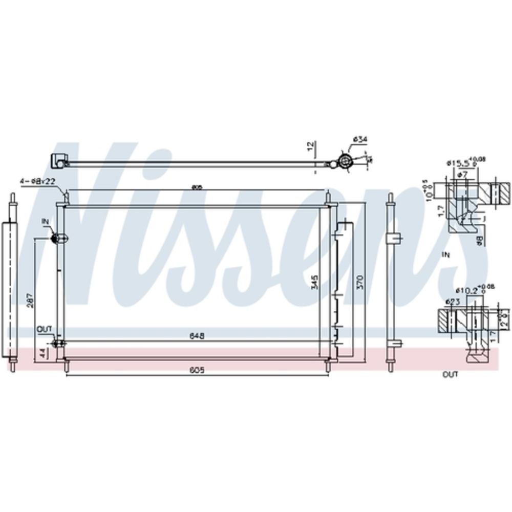 Kliimaseadme kondensaator 30-04028
