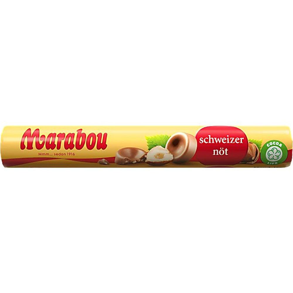 Marabou schweizernöt rulle 67 g