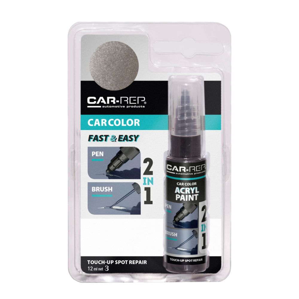 CAR-REP Touch-up korjauskynä 12 ml 127045 Silver metallic