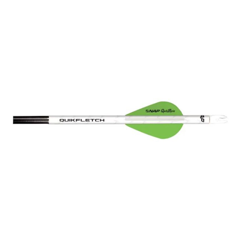 NAP QUIKFLETCH® Quikspin® 2'' pikasulka 6 kpl vihreä