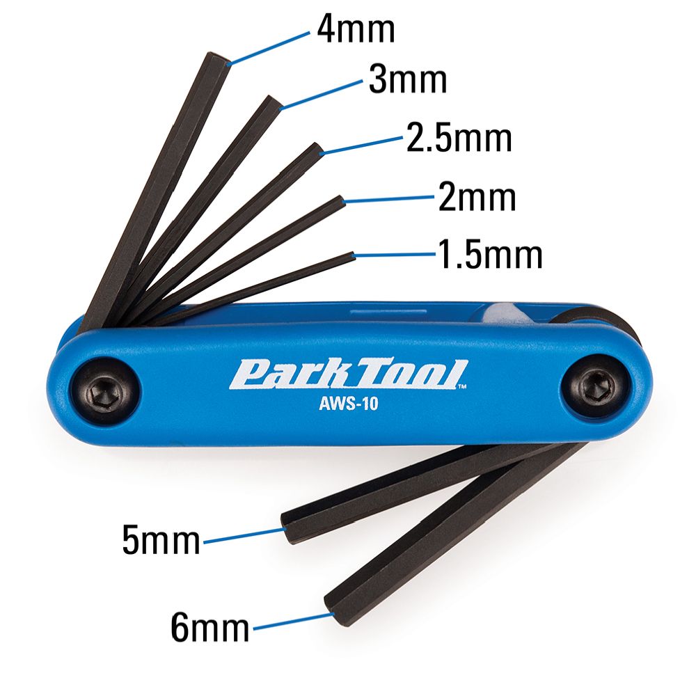 Park Tool AWS-10 insexnyckelsats