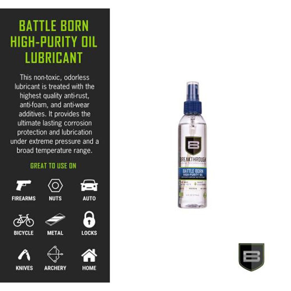 Breakthrough Battle Born High-Purity Oil voiteluöljy 180 ml