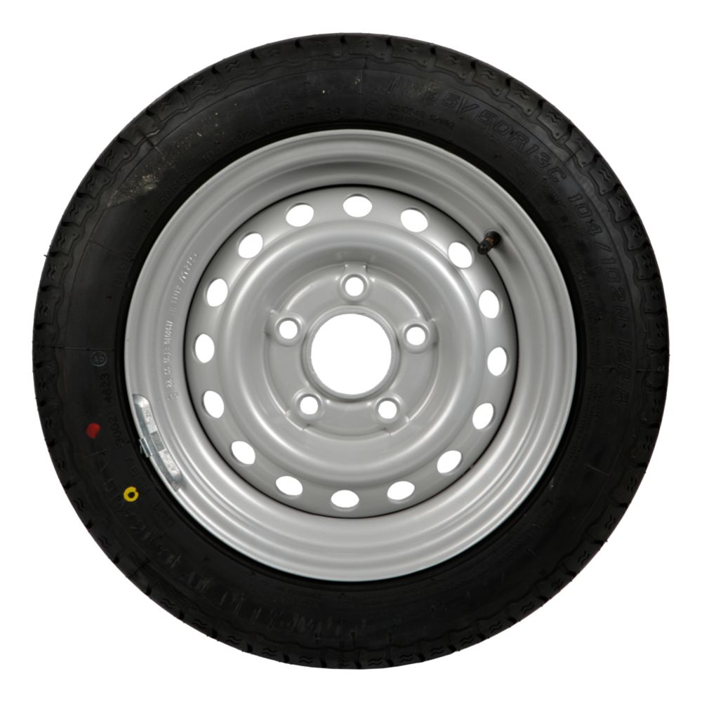 Peräkärryn rengas + vanne 195/50 R13C 5x112