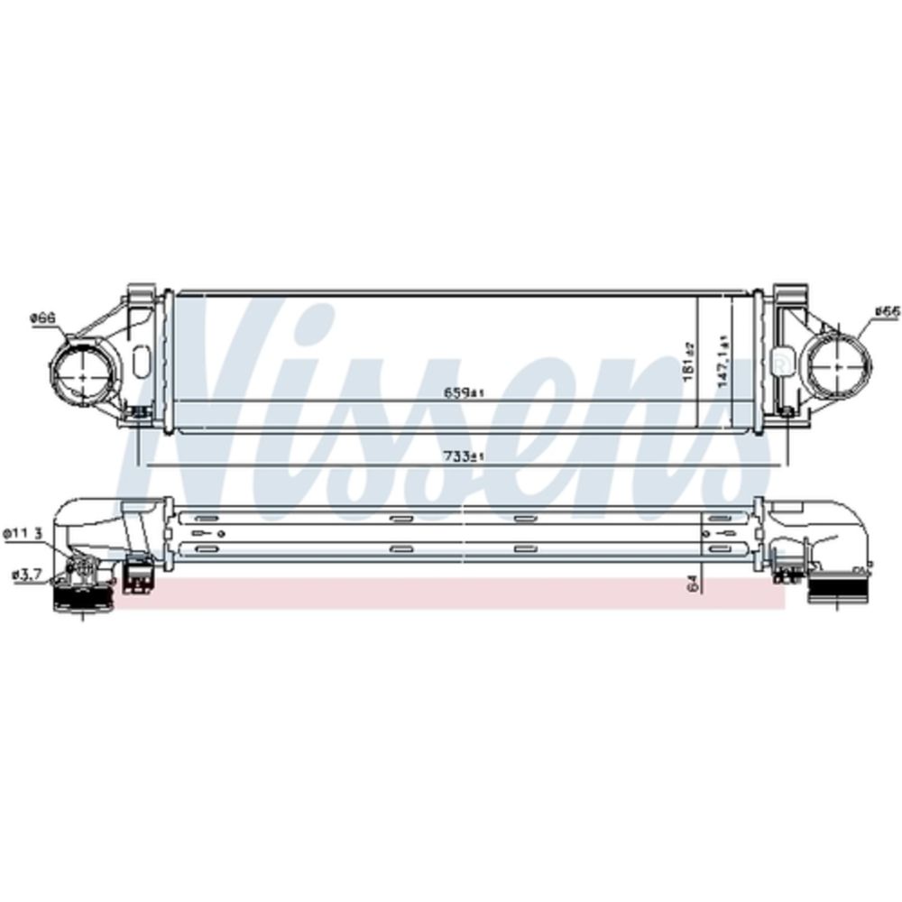 Kompressoriõhu radiaator 30-00086