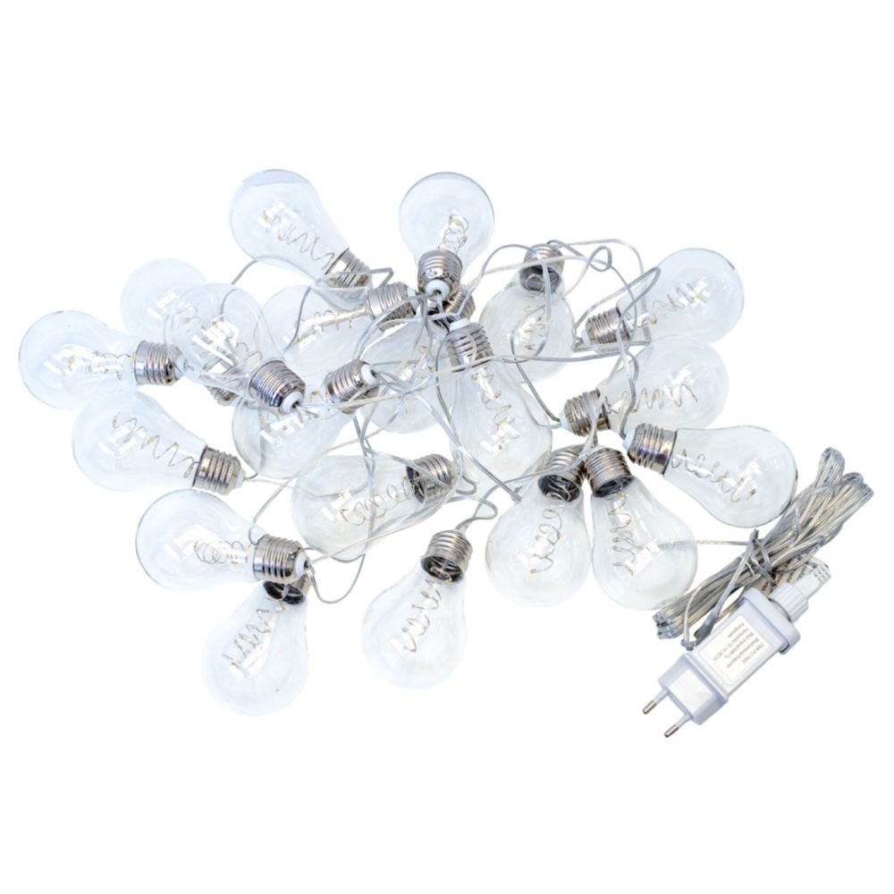 Lumo LED-valguskett "hõõglambid", 20 lampi, 2700 K, 5 m, IP20