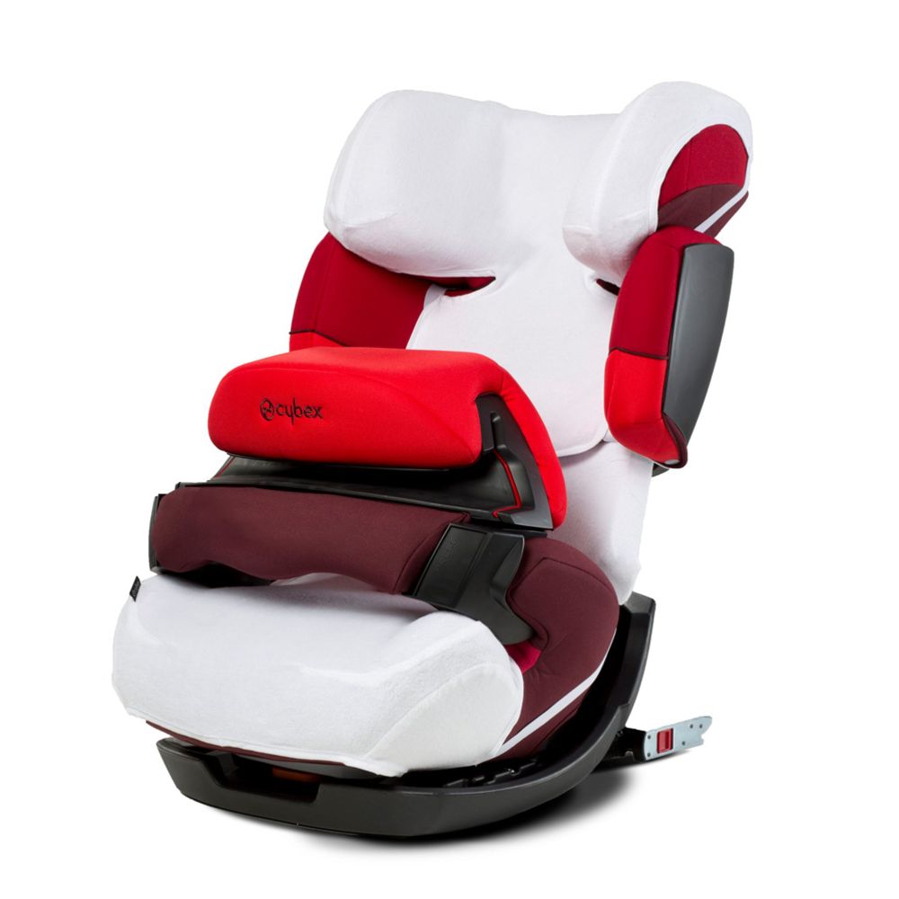 Cybex Pallas S-Fix/Solution S2 i-Fix kesäpäällinen valkoinen