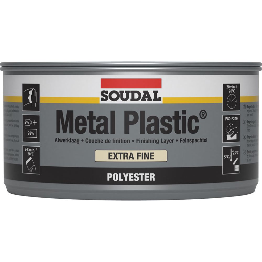 Soudal Metal Plastic Extra Fine Muovikitti 1 kg