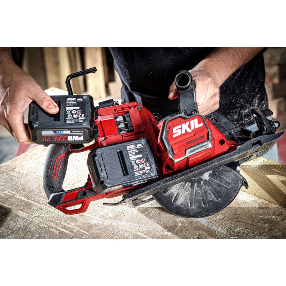 SKIL 3572 FA XP hiiliharjaton akkupyörösaha 184 mm 20 V
