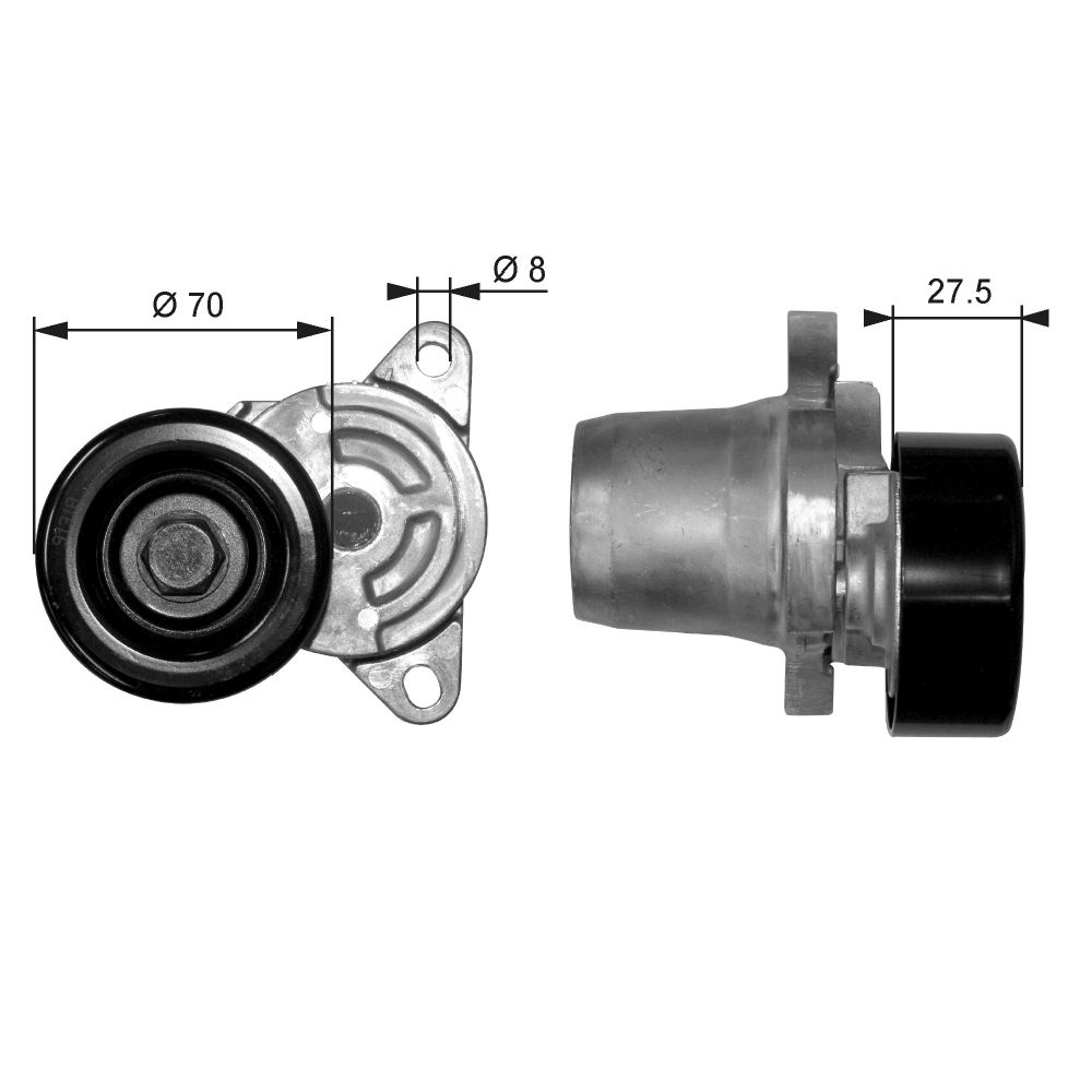 Spännrulle, multiribbrem 30-0715
