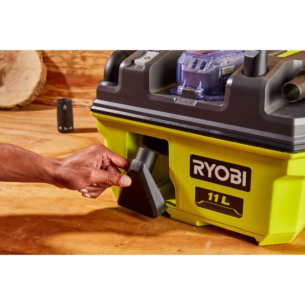 Ryobi ONE+ akkumärkä-kuivaimuri RV1811-0 runko
