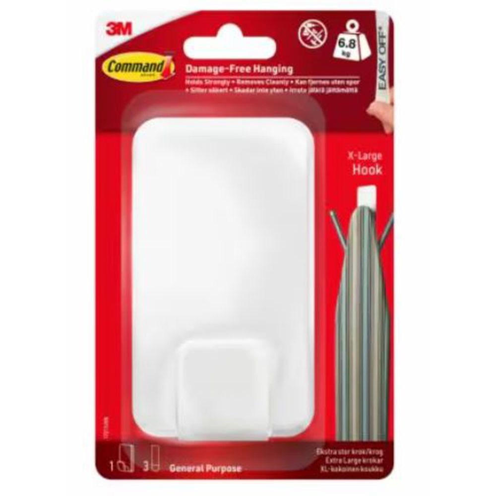 3M Command 17011UKN XL universalkrok <6,8 kg vit