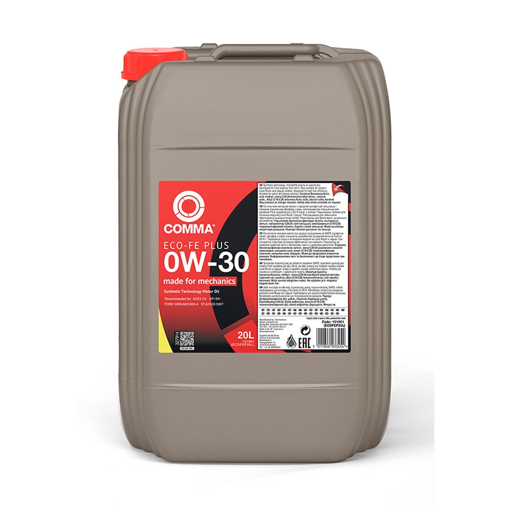 Comma Eco-FE Plus 0W-30 Ford-Euro6 20 l moottoriöljy