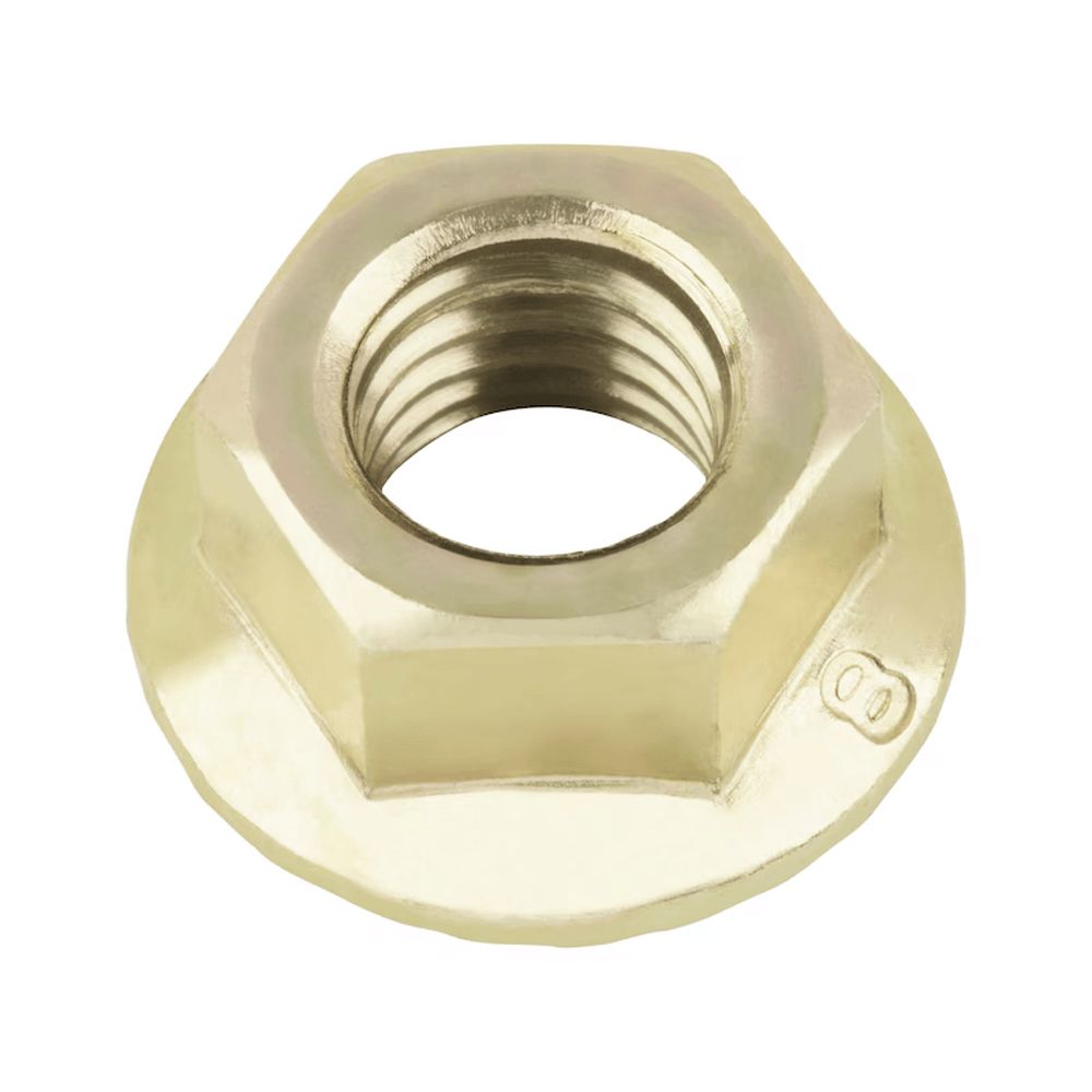 Fixmaster laippamutteri DIN6923 8. Zn hammastettu M8 10 kpl