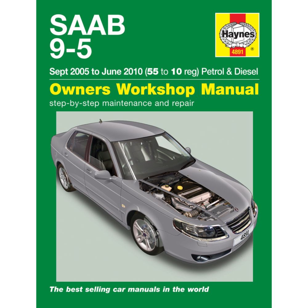 Korjausopas Saab 9-5 05-10 englanninkielinen