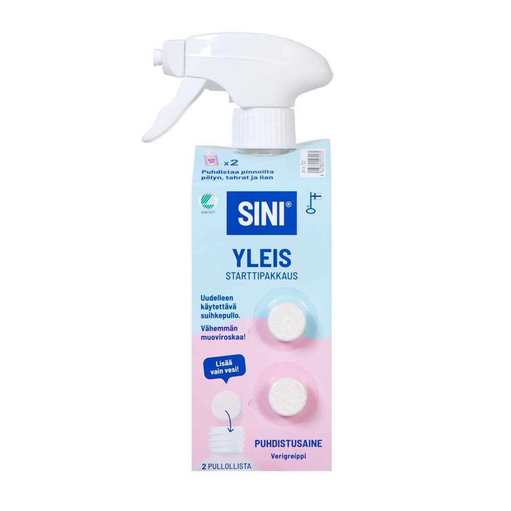 SINI Yleis puhdistusainetabletti starttipakkaus