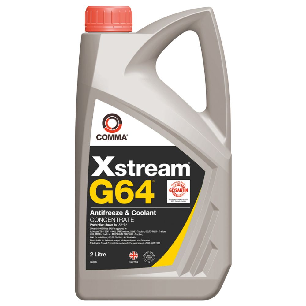 Glysantin "BASF" G64 jahutusvedelik, kollakasroheline, 2,0 l
