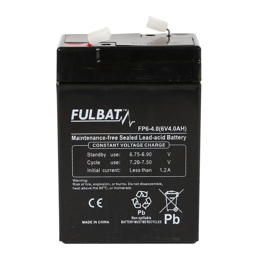 Fulbat AGM-aku, 6 V, 4 Ah