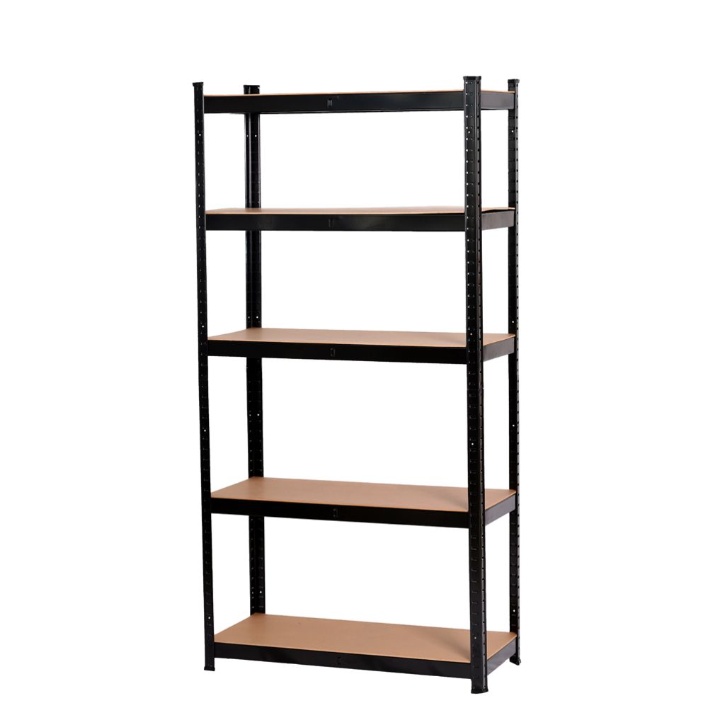 MTX lagerhylla 75 x 172 x 30 cm 5 x 100 kg svart
