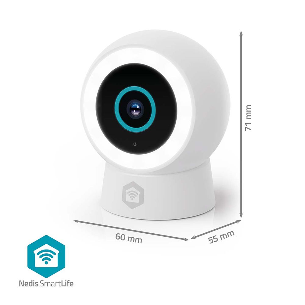 Nedis SmartLife övervakningskamera för utomhusbruk Wi-Fi 3MP Full HD IP65