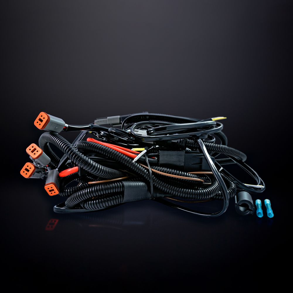 Strands Siberia Professional kabelsats för extraljus 4 x DT-4 kontakt + 4 x DT-2 adapter