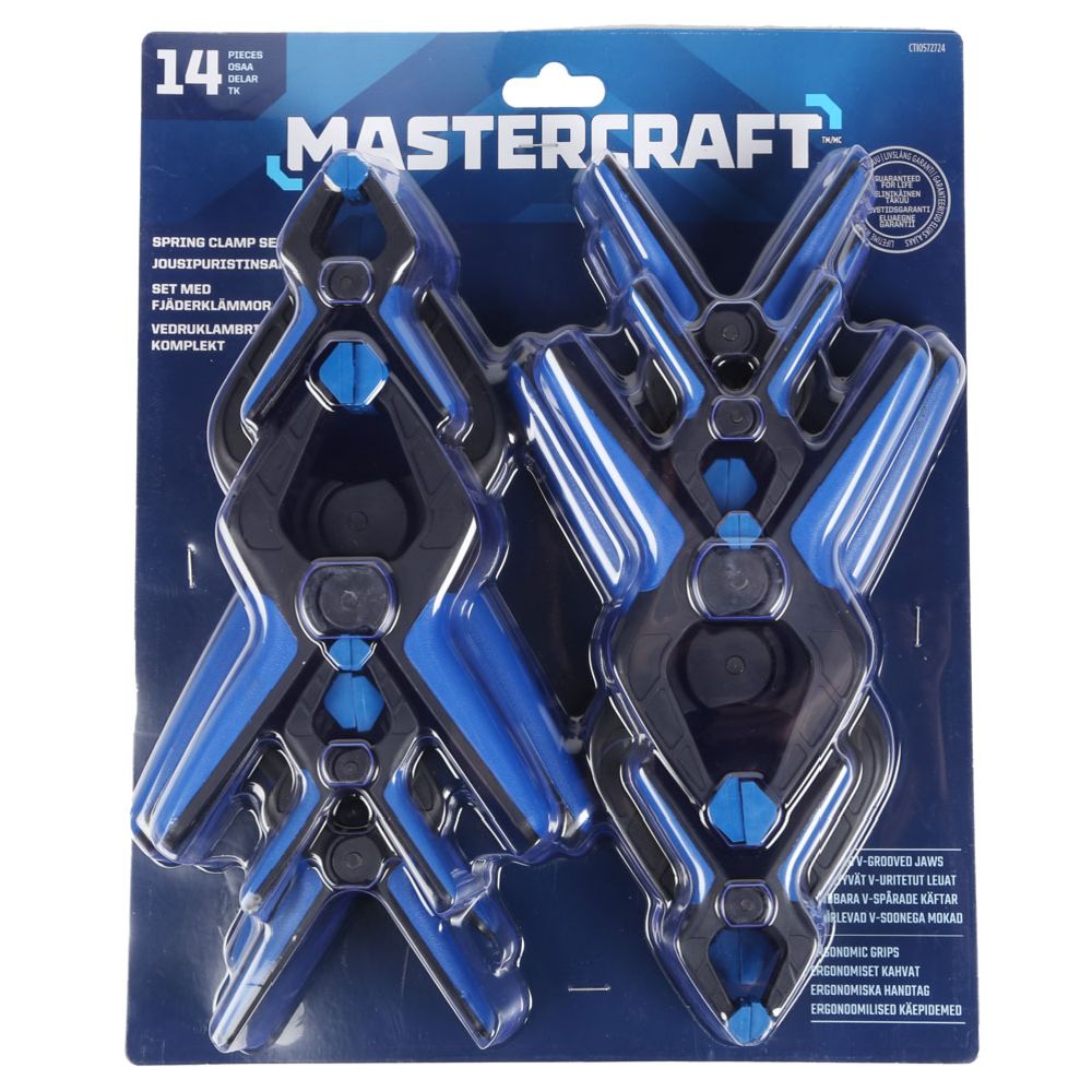 Mastercraft klämmor 14 st.