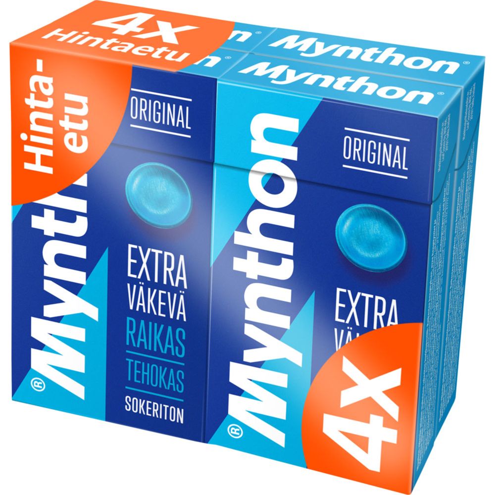 Mynthon Väkevä Sokton 4-Pack 140 g